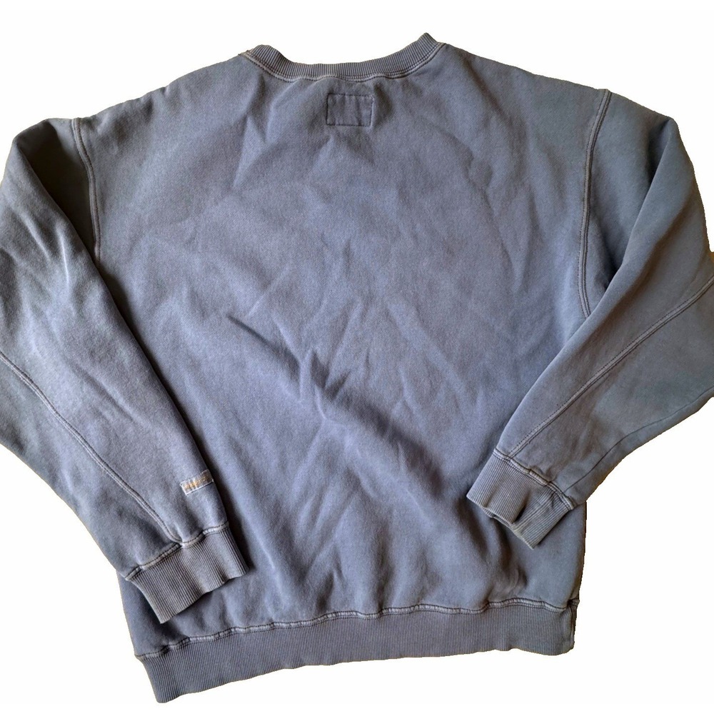 Billabong x Wrangler Sweatshirt Men's S Blue Embroidered Bronc Horse Logo - Picture 7 of 11